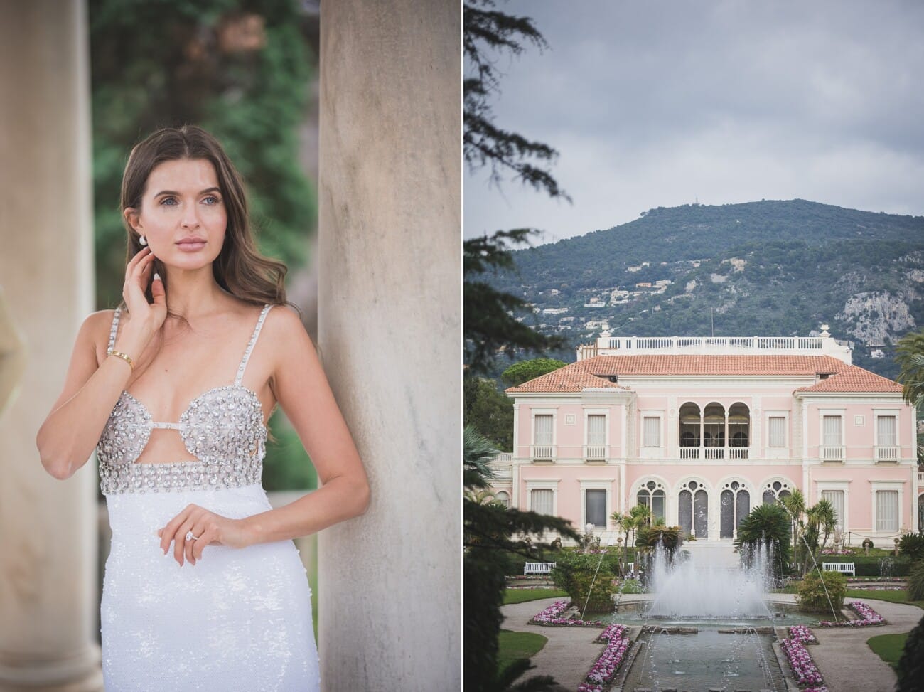 French Riviera Villa Ephrussi Winter Proposal 1150