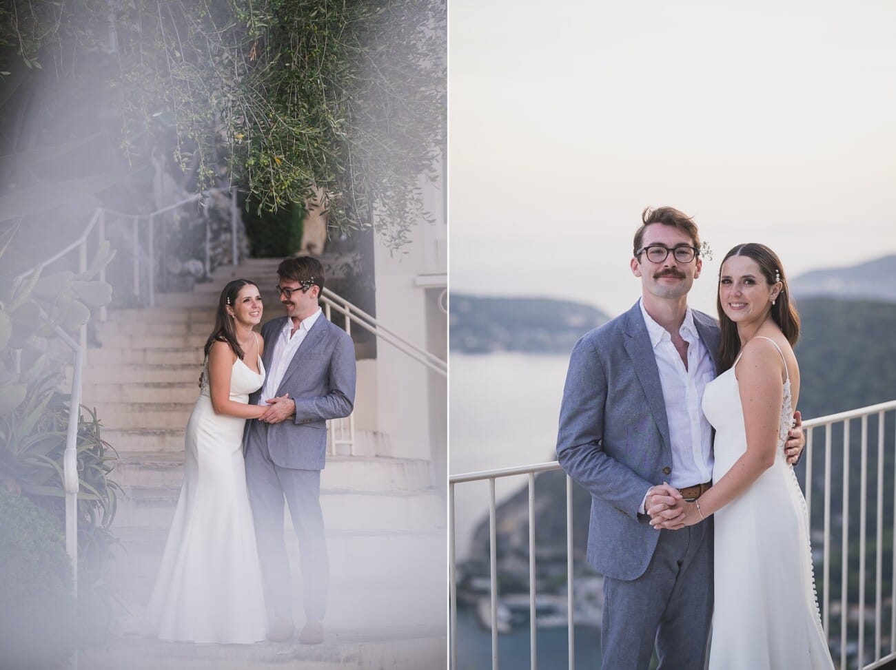 An Intimate French Riviera Elopement in Eze 25 Wedding dinner at Château de la Chèvre d’Or French Riviera
