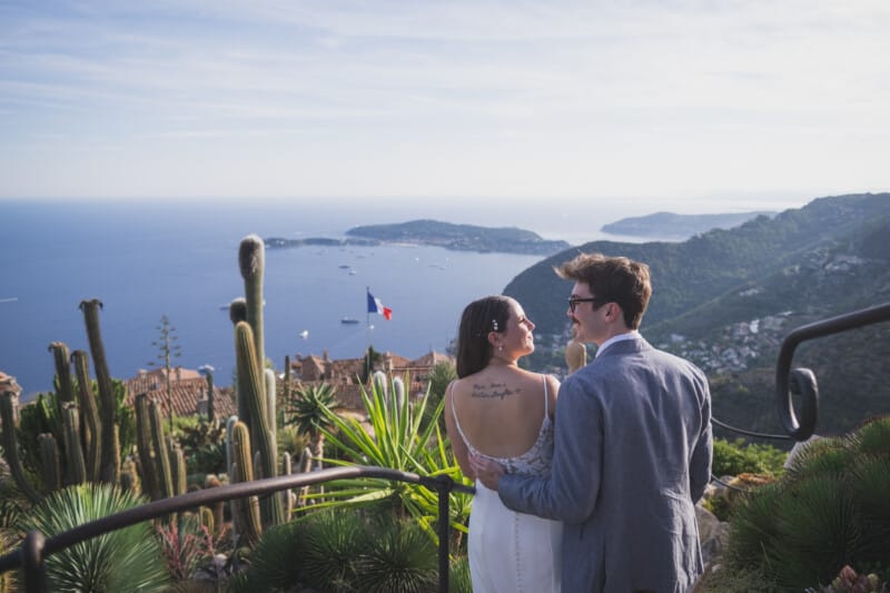 Eze Chevre dOr Elopement Wedding 34
