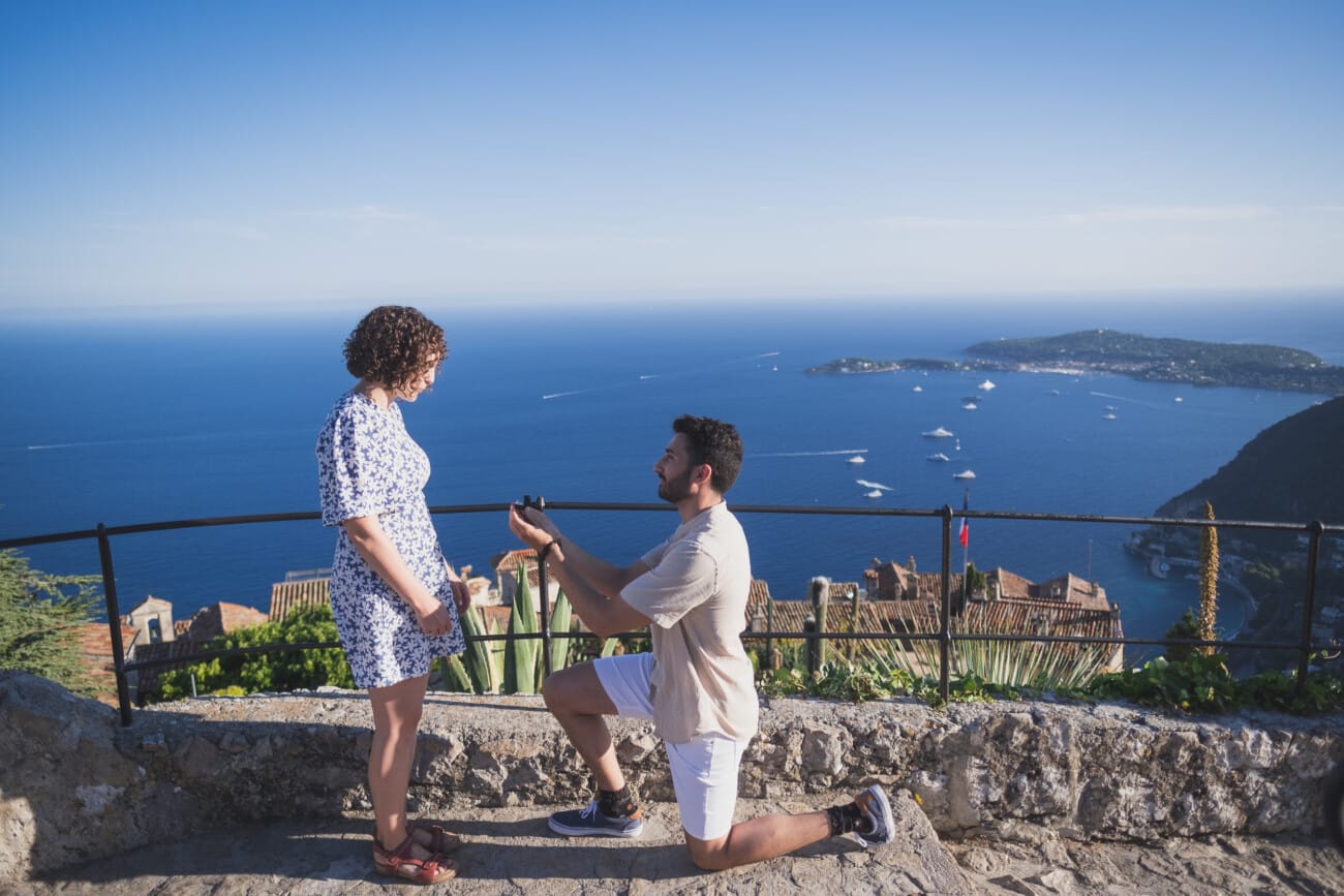 The 30 best places for a PROPOSAL on the French Riviera 13 Sweet proposal overlooking the blue Mediterranean sea, from Exotic garden in Eze