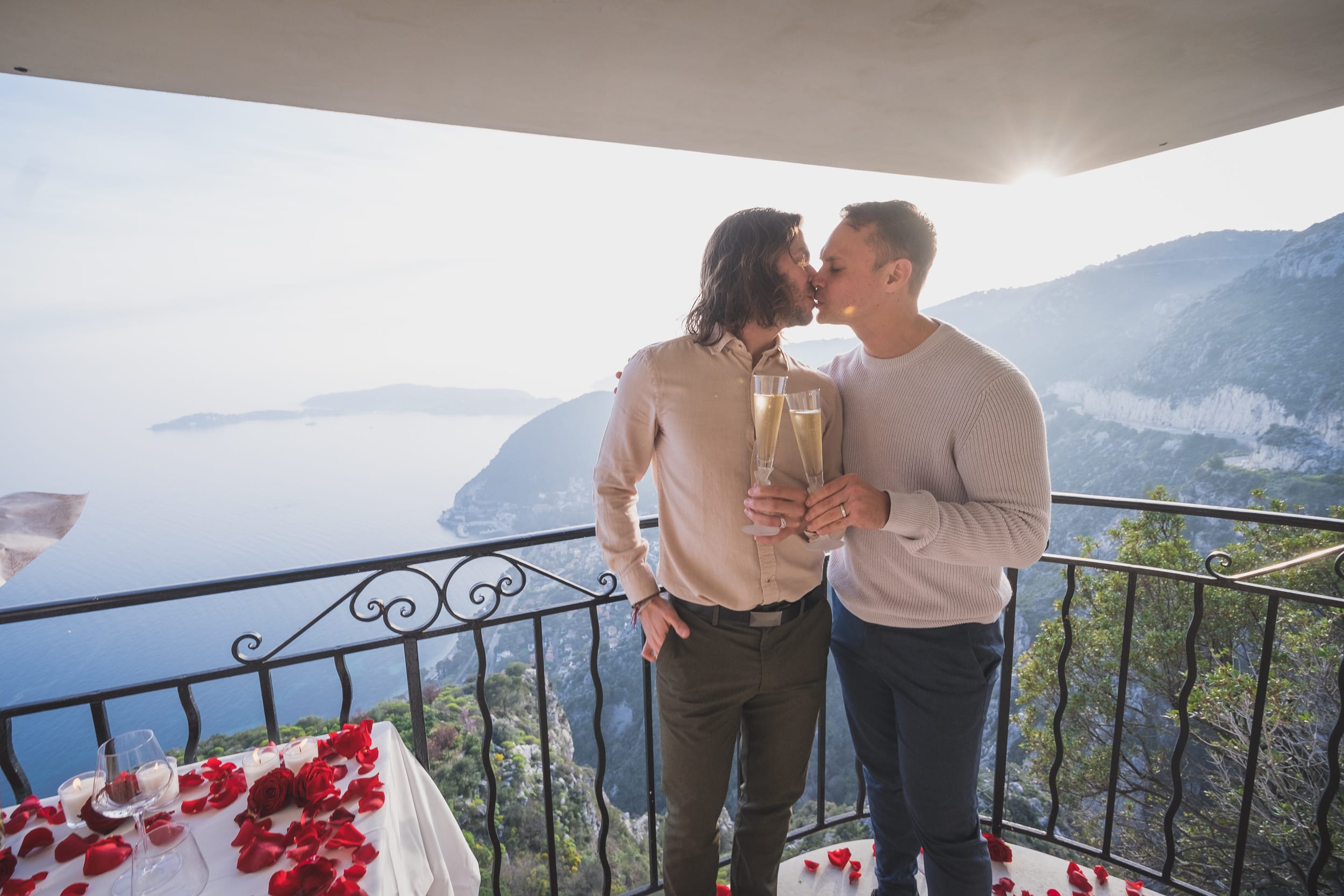 French Riviera Gay Proposal Engagement 1024
