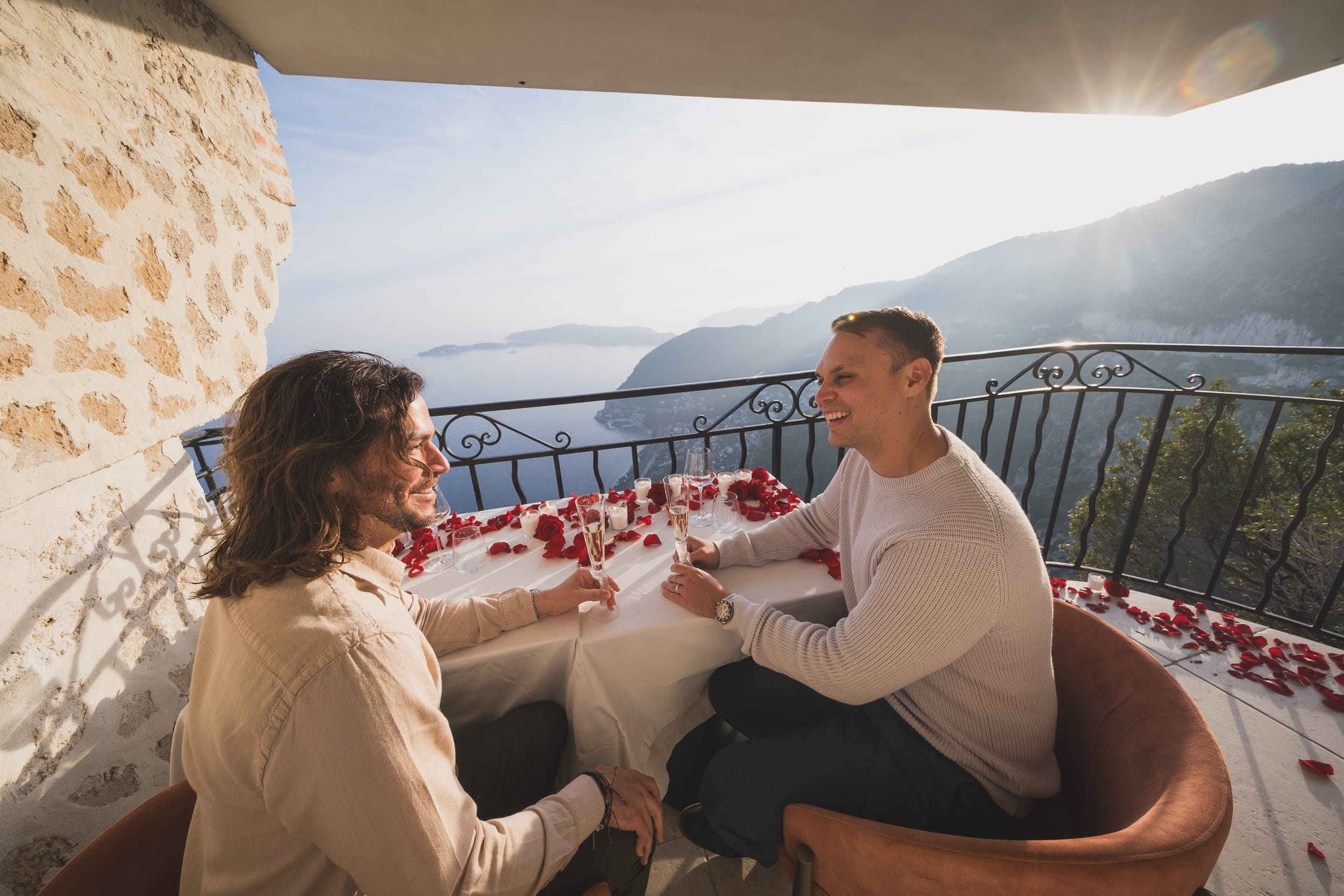 French Riviera Gay Proposal Engagement 1044