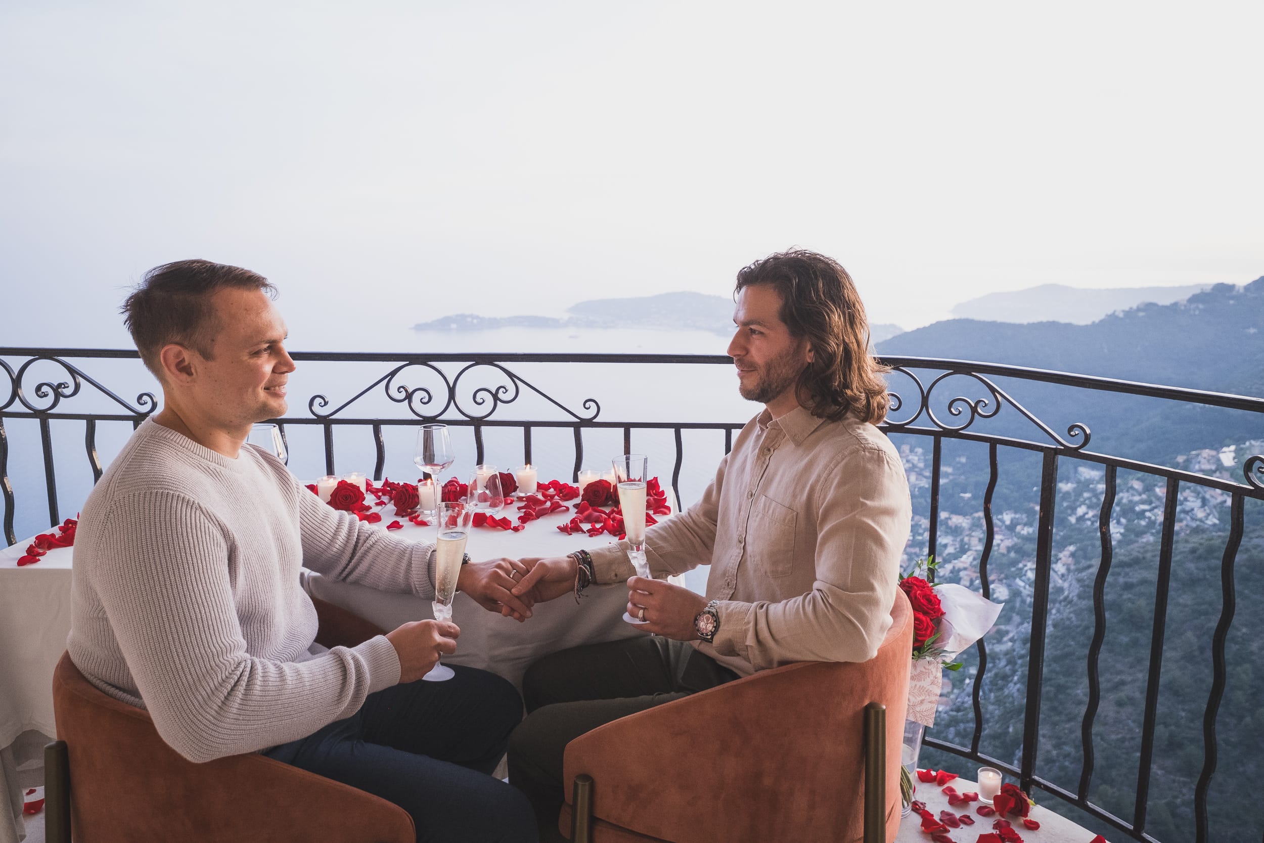 French Riviera Gay Proposal Engagement 1096