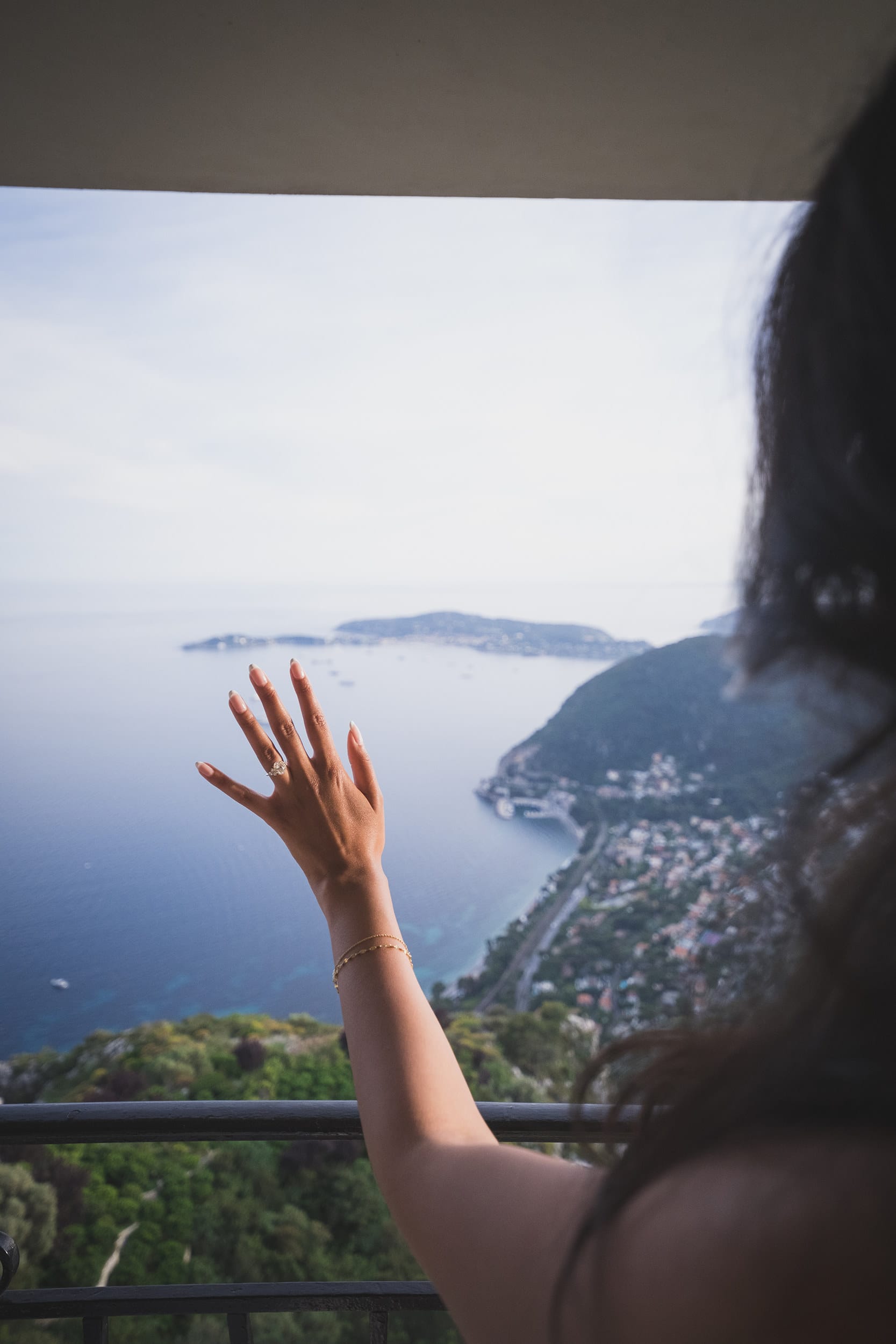 French Rivieria Indian couple proposal 1