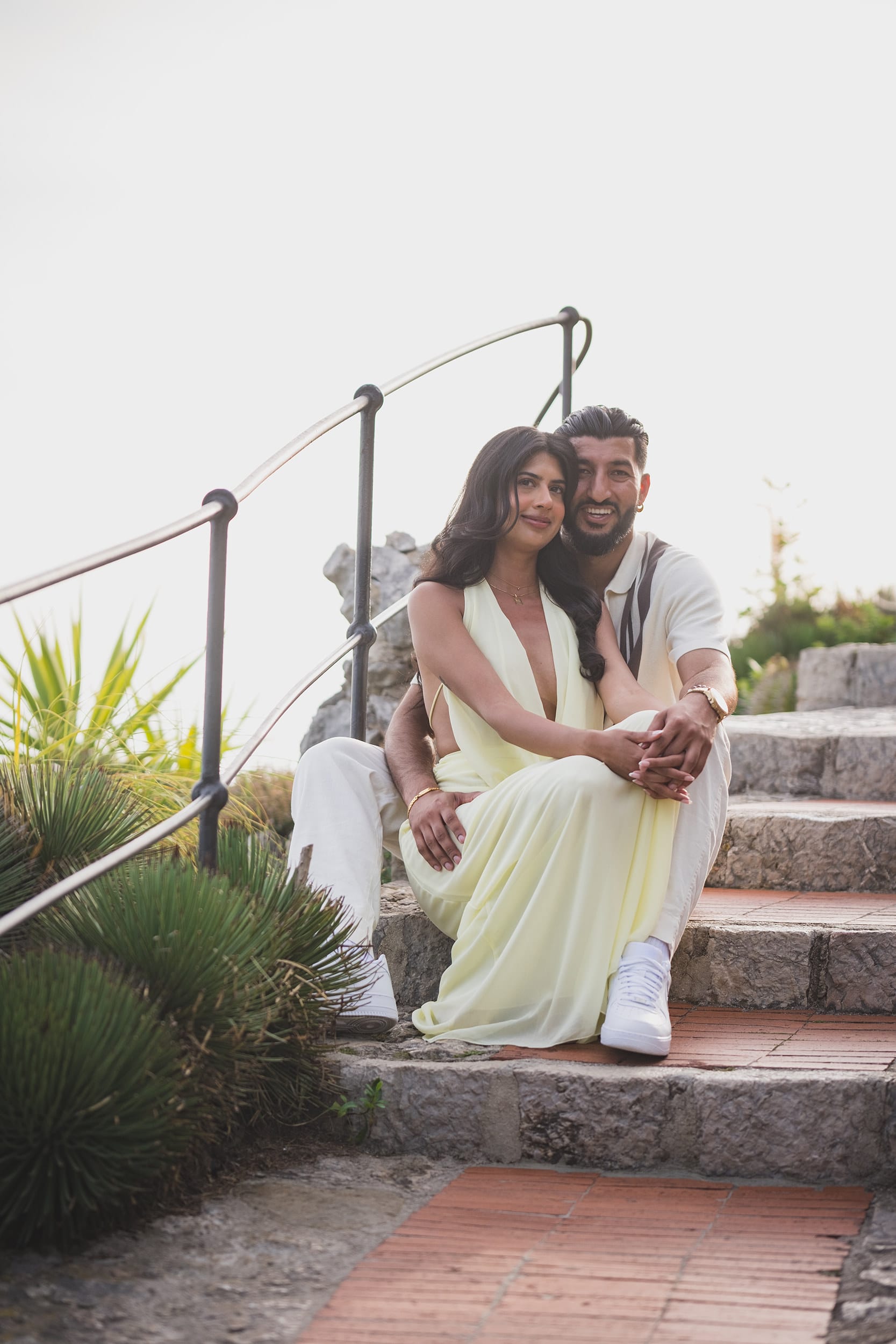 French Rivieria Indian couple proposal 13