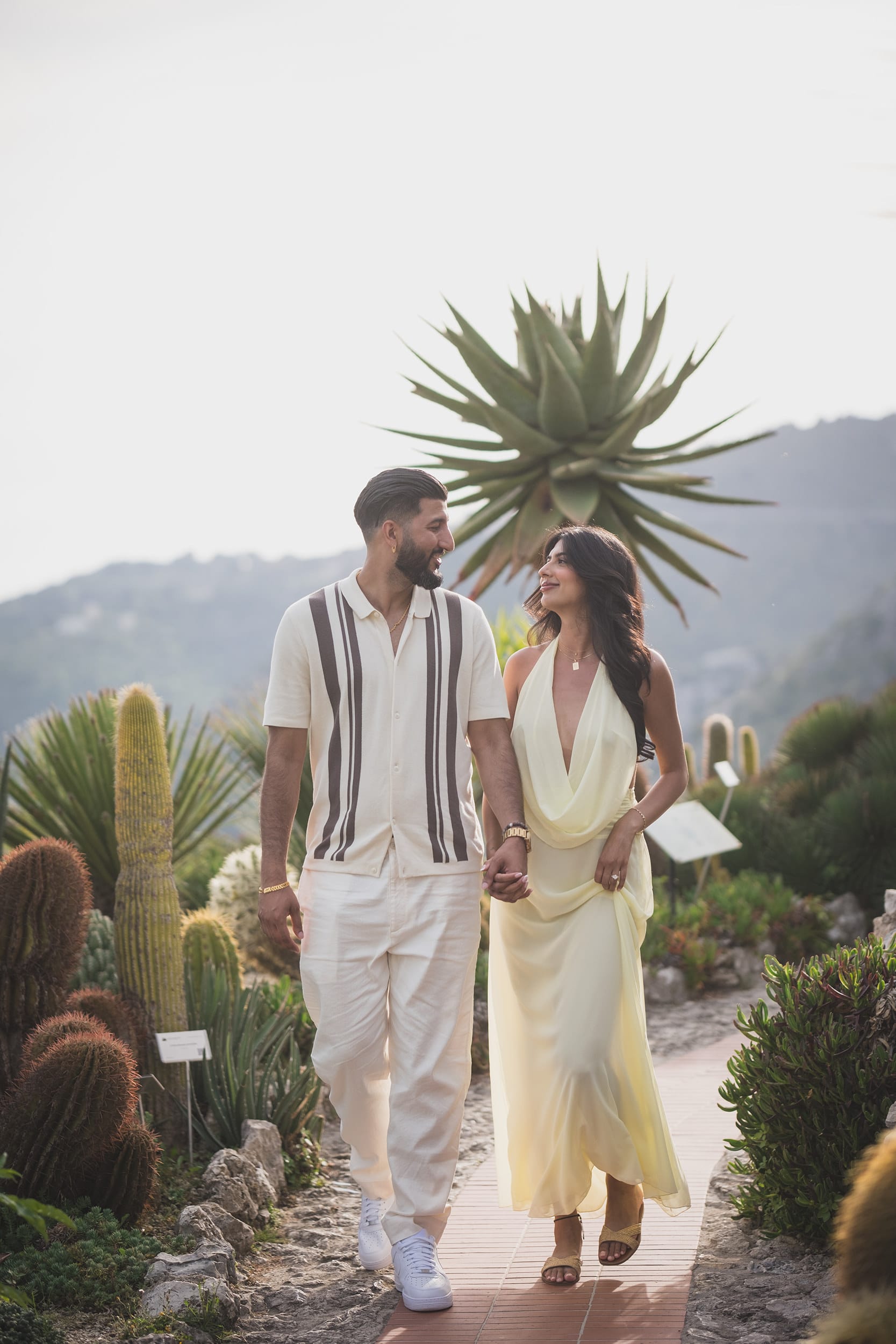 French Rivieria Indian couple proposal 14