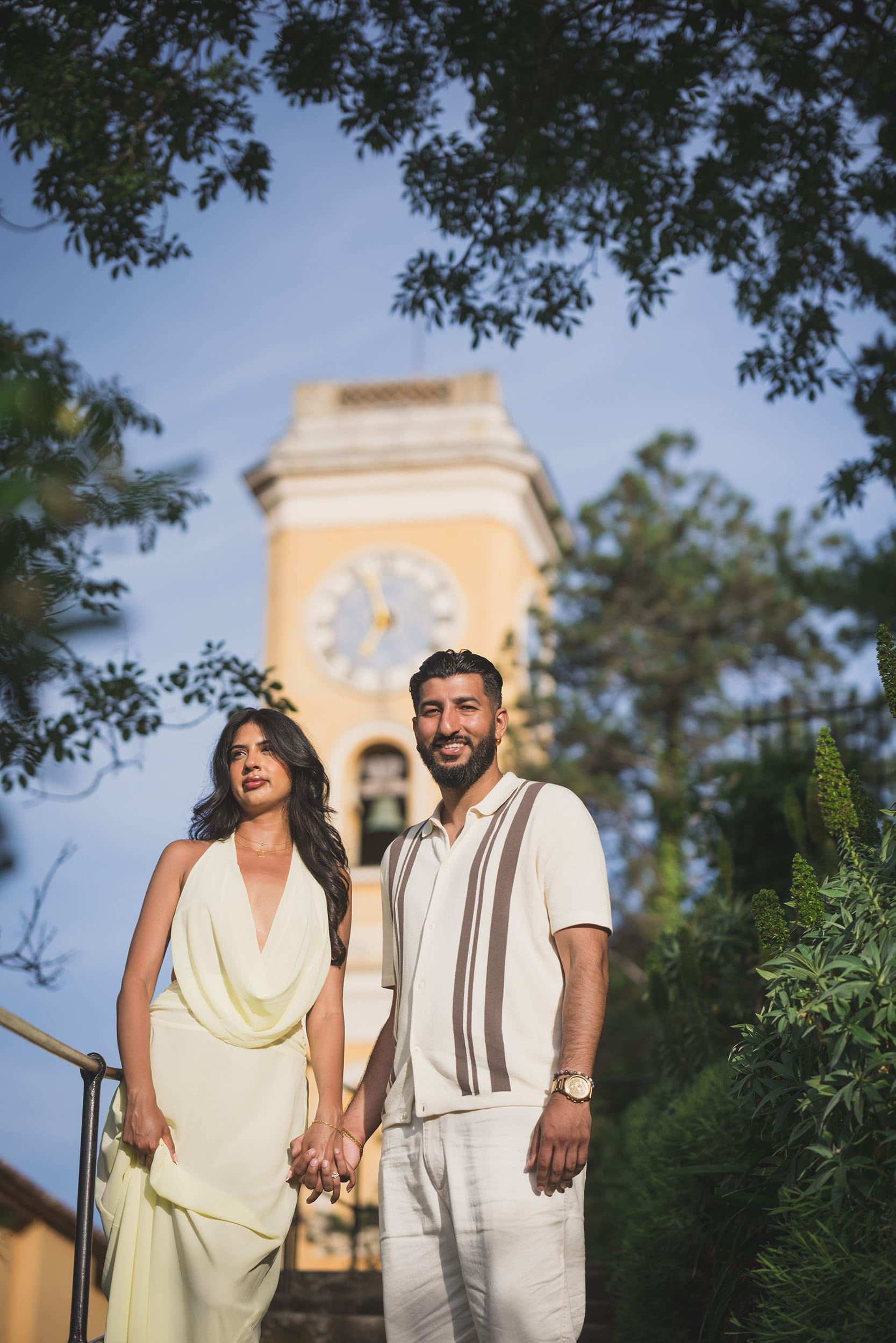 French Rivieria Indian couple proposal 17