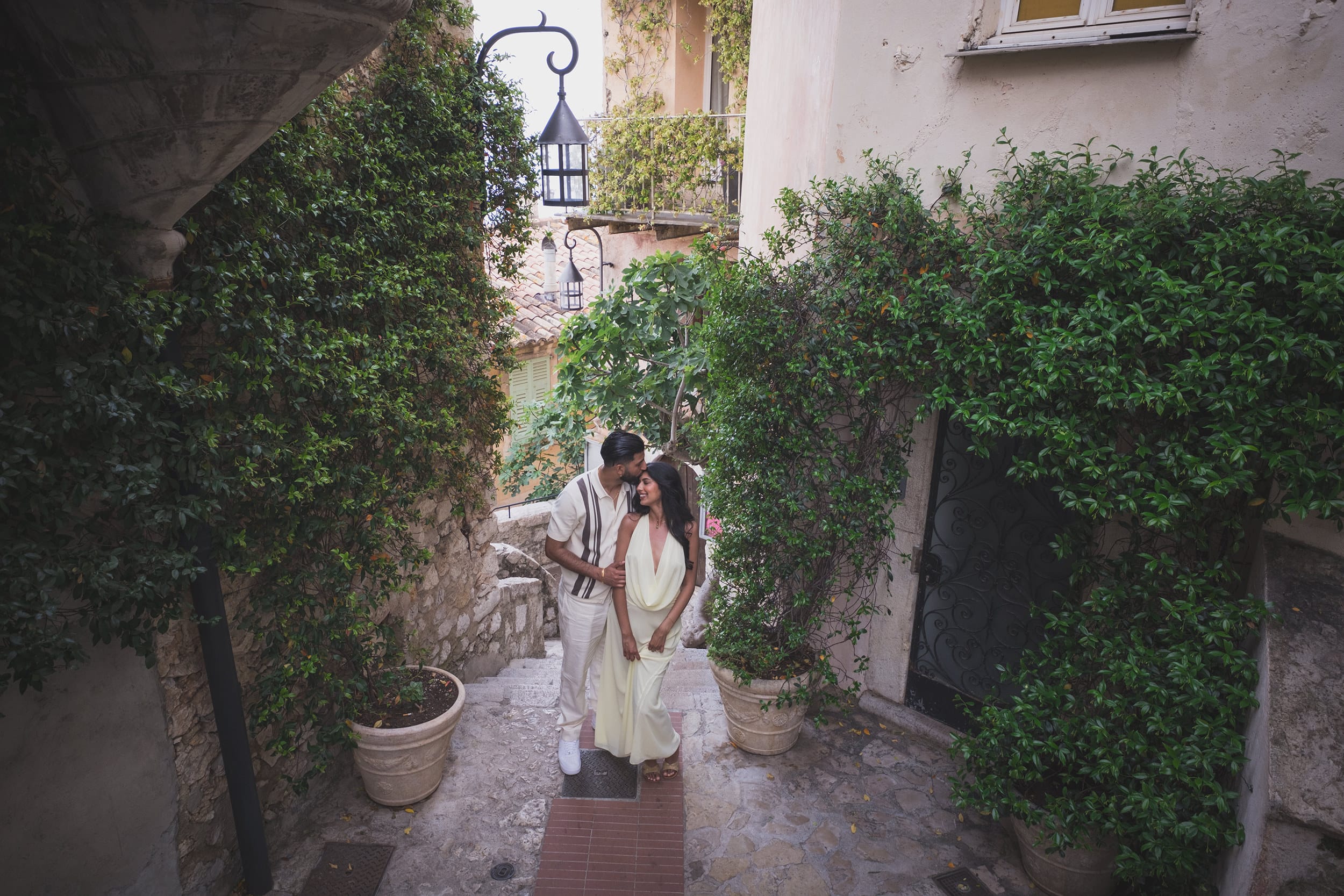 French Rivieria Indian couple proposal 18