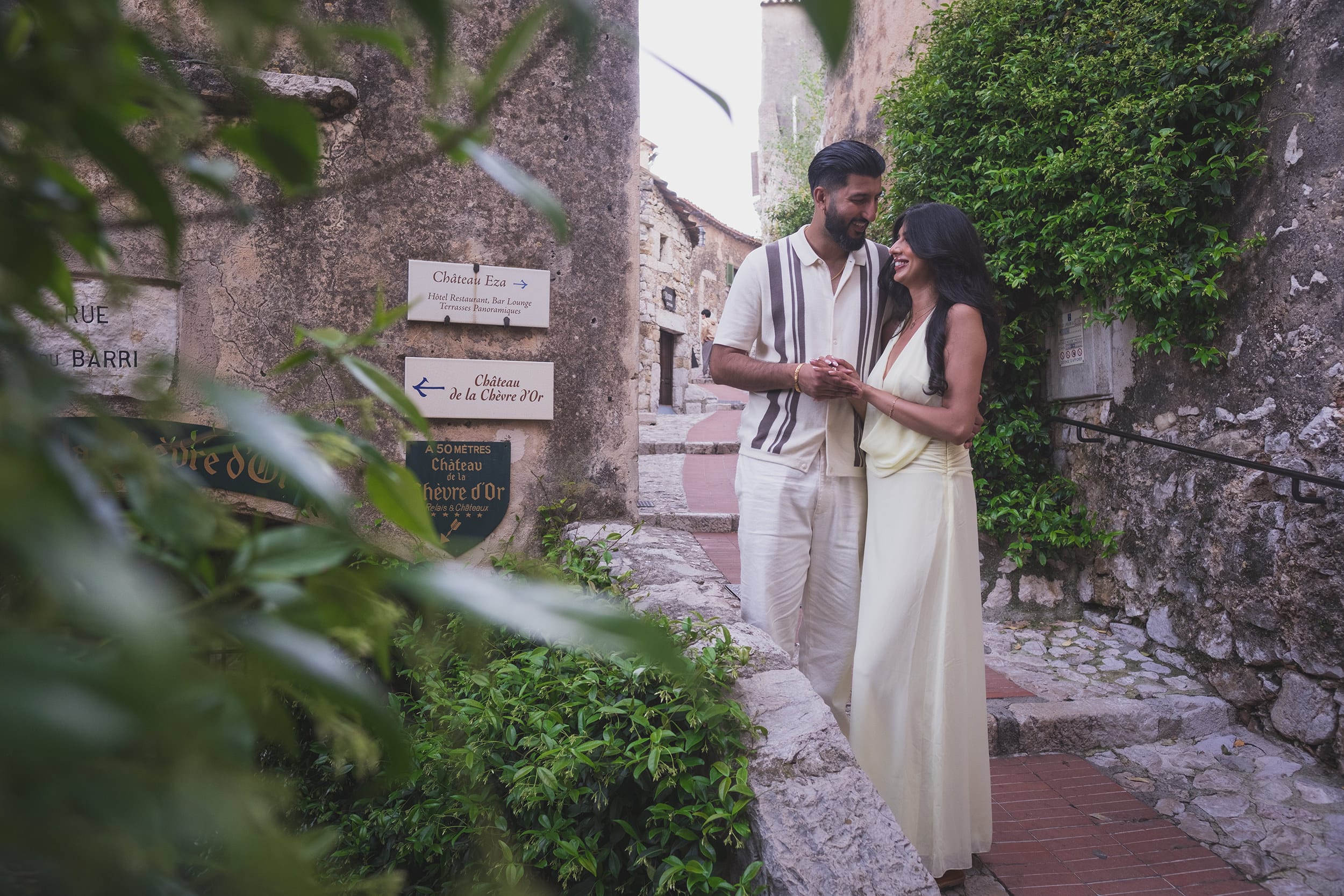 French Rivieria Indian couple proposal 19