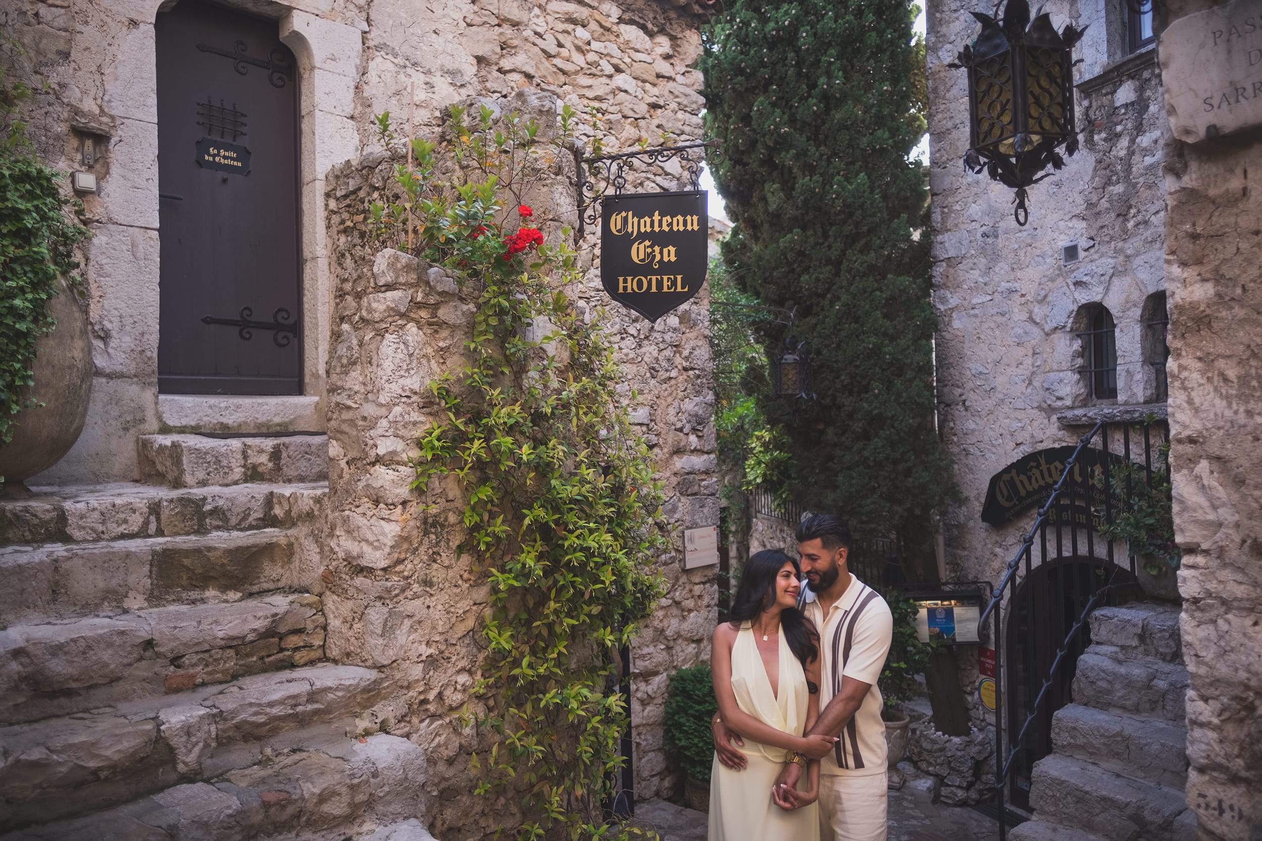 French Rivieria Indian couple proposal 22