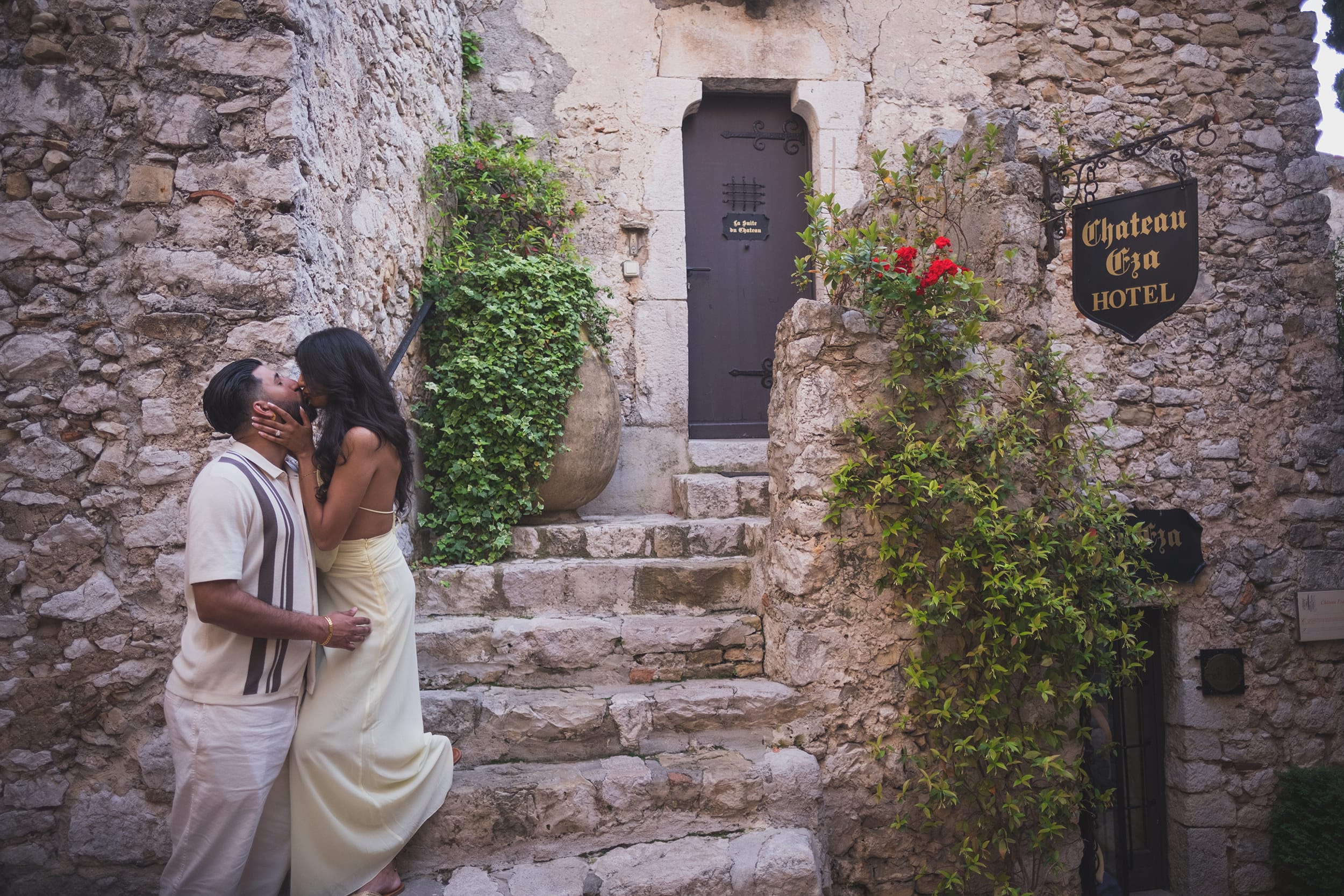 French Rivieria Indian couple proposal 23