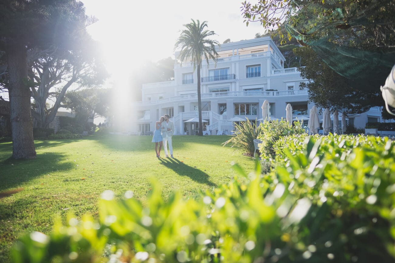 Babymoon on the French Riviera Strolling Cap Estel ultra intimate and luxurious garden