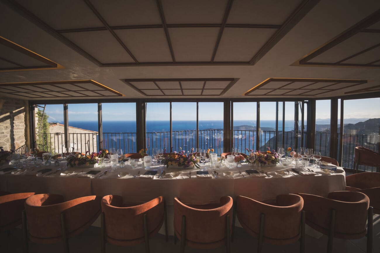 Chateau Eza Wedding Dinner 1017