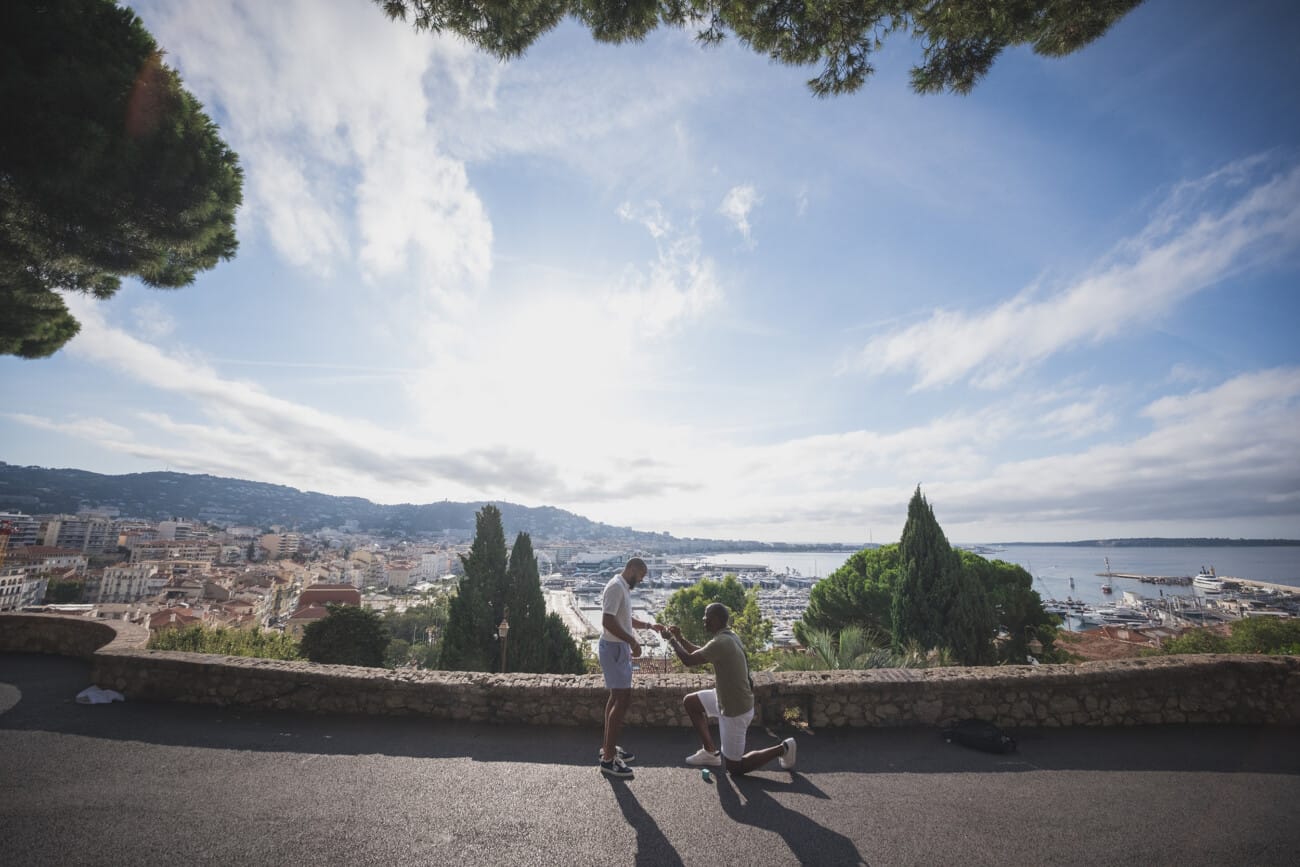 The 30 best places for a PROPOSAL on the French Riviera 44 Gay Proposal French Riviera Cannes 1000 4