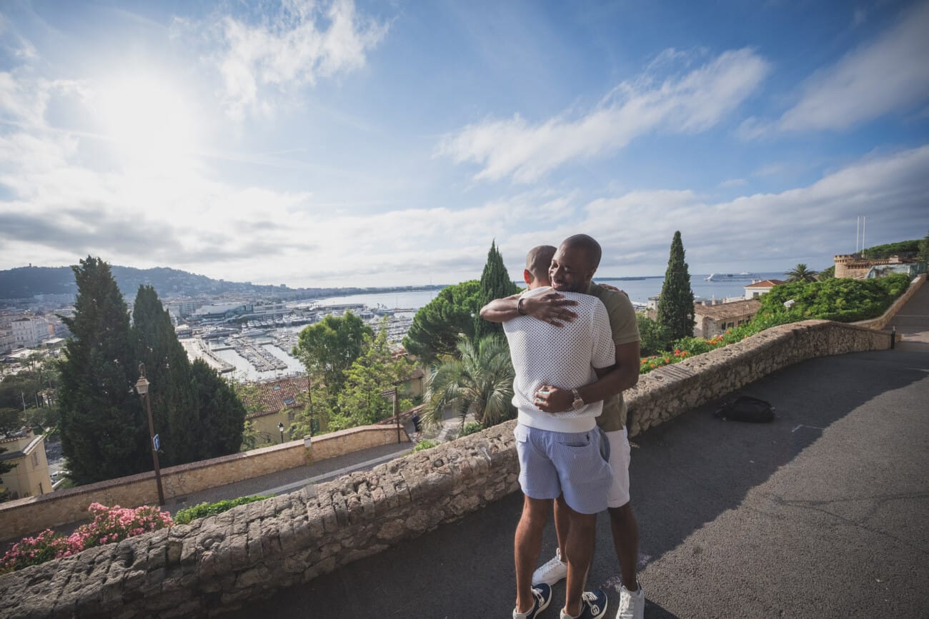 Morning French Gay proposal from the Top of Le Suquet in Cannes
Proposal planning and photography Wildroses