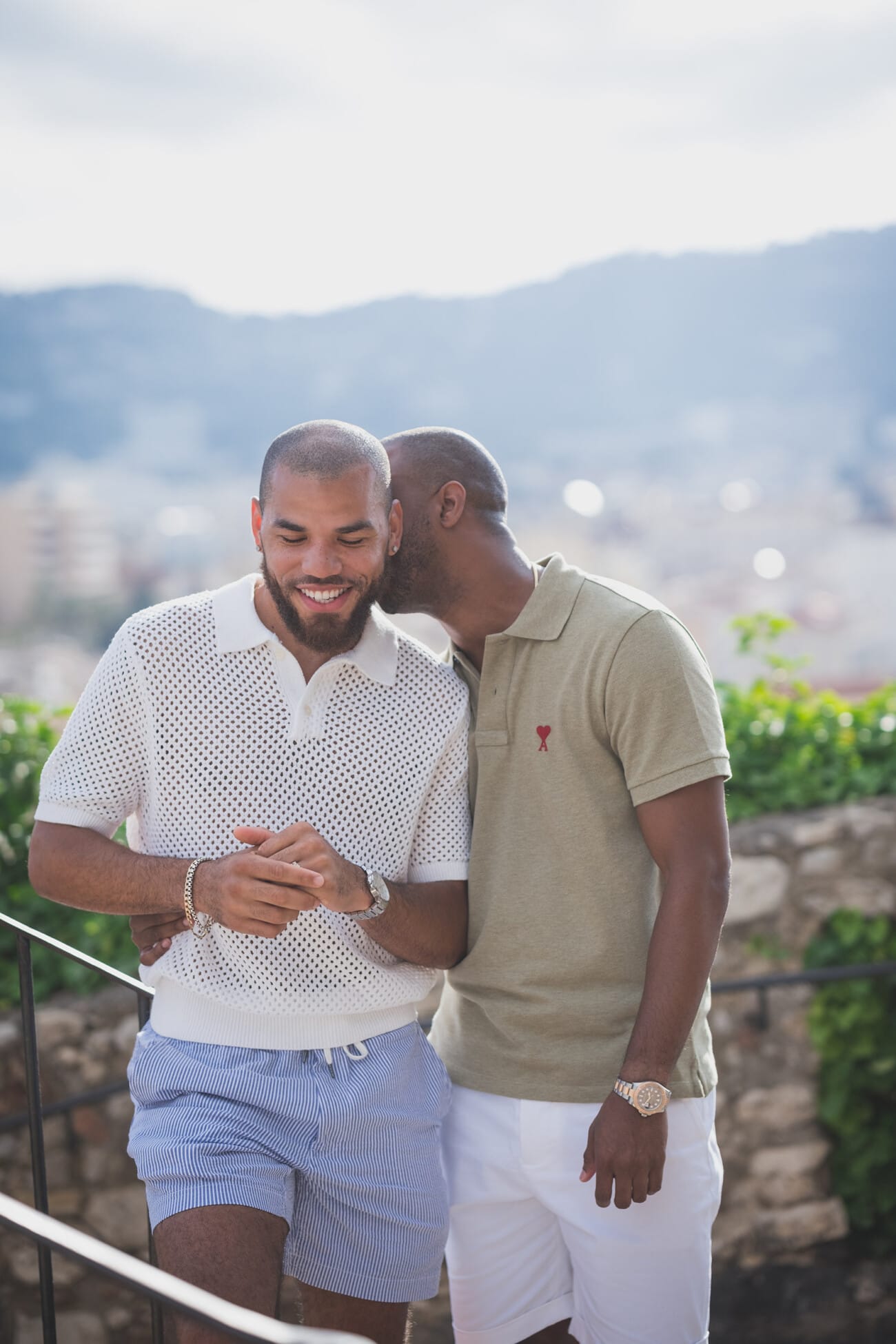 Morning French same-sex proposal from the Top of Le Suquet in Cannes
Proposal planning and photography Wildroses