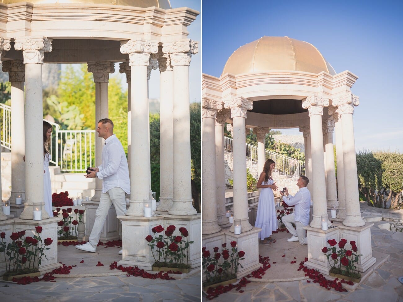 Chateau Chevre D or Wedding Proposal 1032