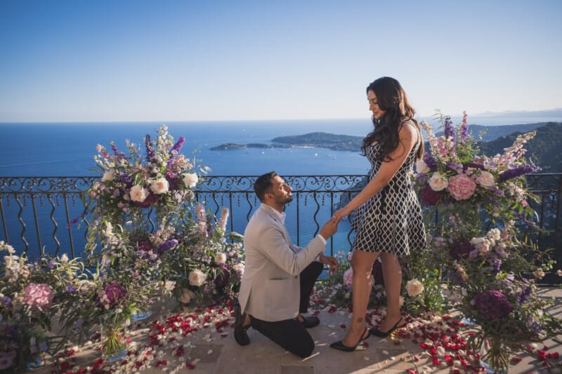 Chateau Eza Salon Royal Proposal 1031