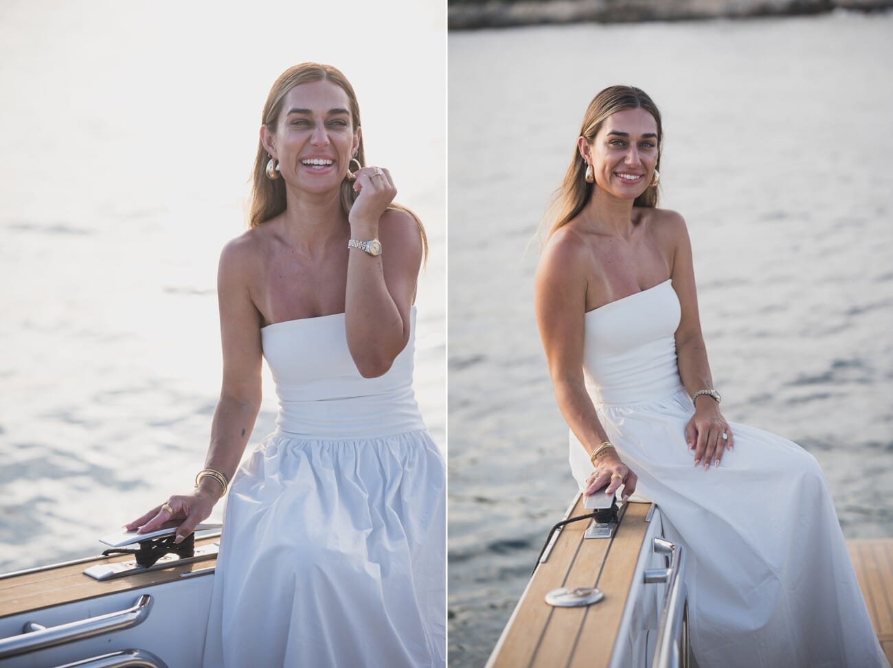 Cannes Yacht Proposal Celebration at sunset in between Lérins Island.
French Riviera proposal Photographer and French Riviera proposal Planner WildRoses