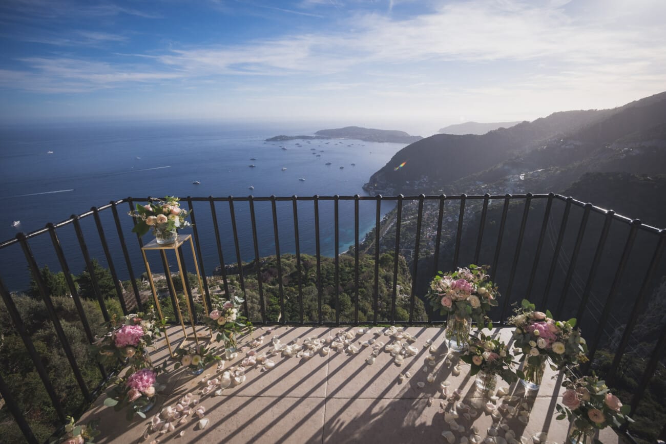 French Riviera Chateau Eza Balcony 20 Proposal 1003