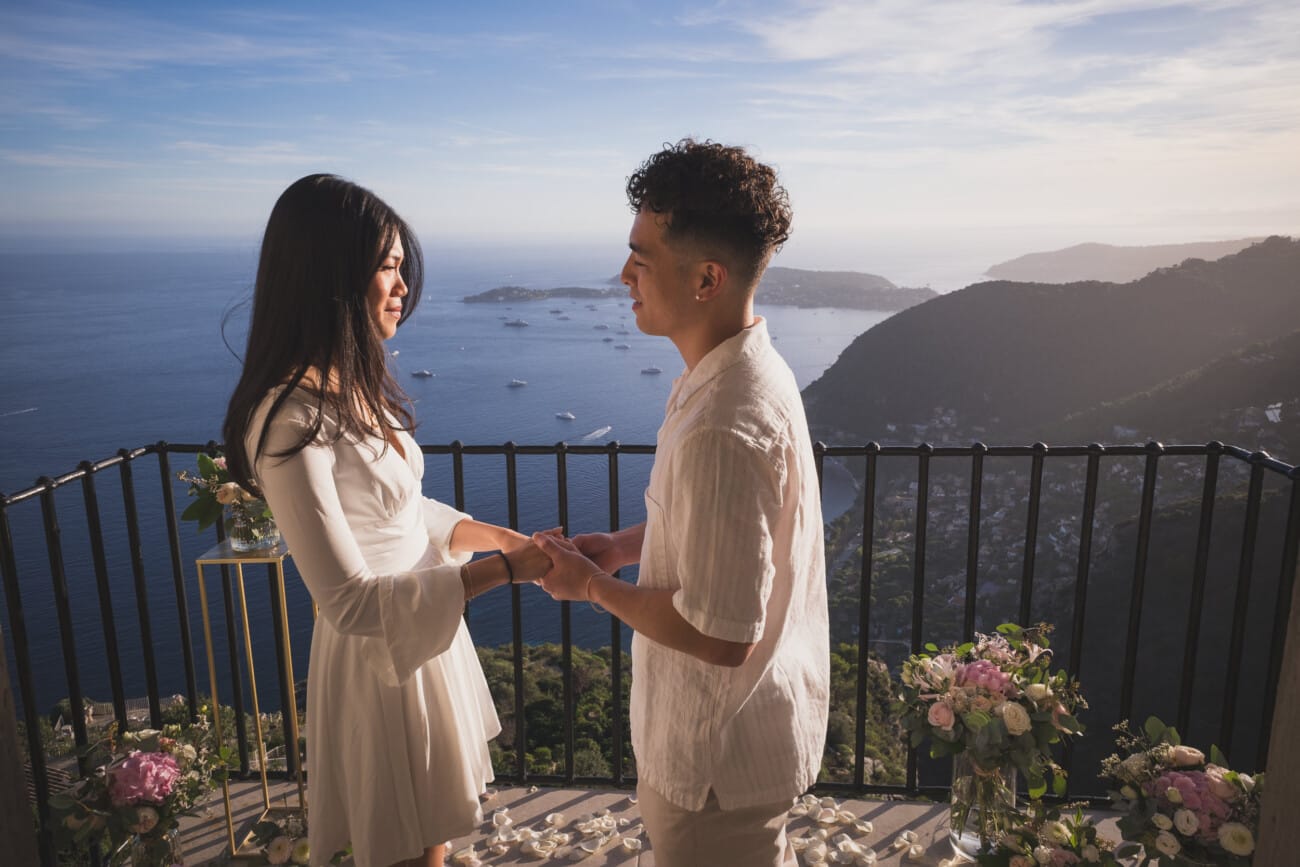 French Riviera Chateau Eza Balcony 20 Proposal 1013