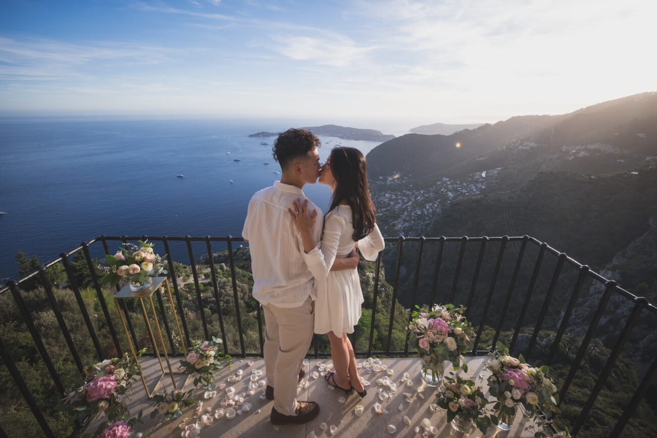 French Riviera Chateau Eza Balcony 20 Proposal 1033