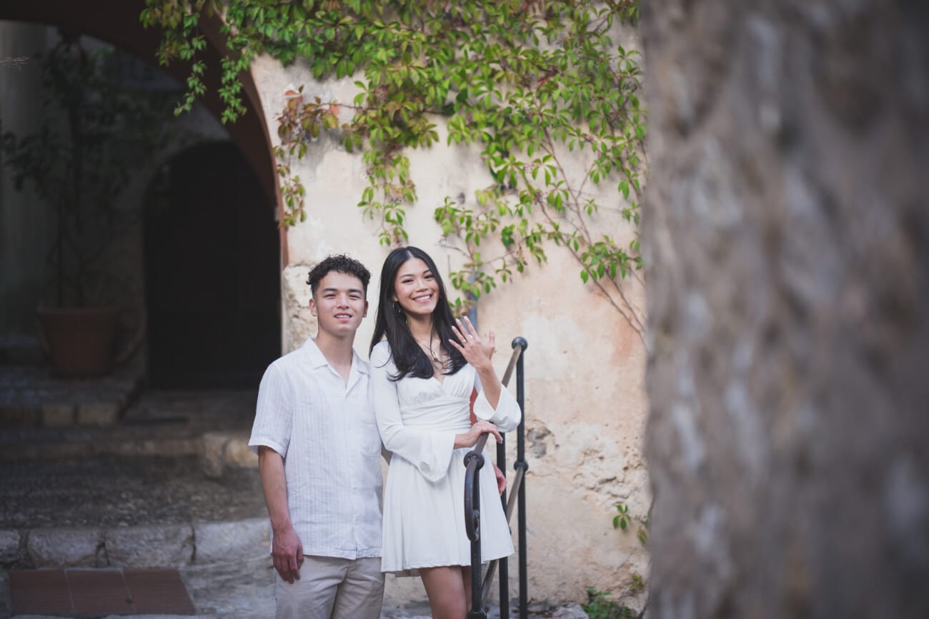 French Riviera Chateau Eza Balcony 20 Proposal 1064