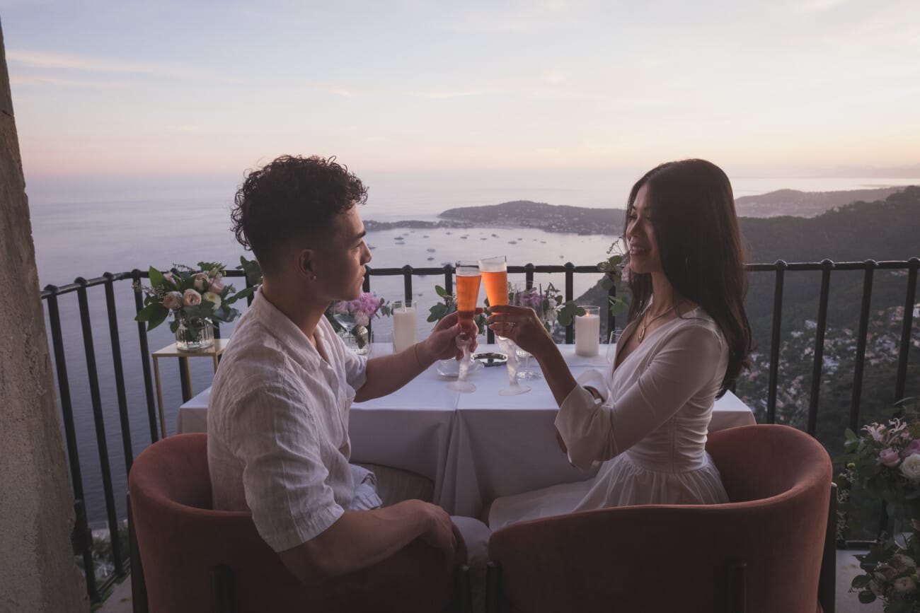 French Riviera Chateau Eza Balcony 20 Proposal 1107