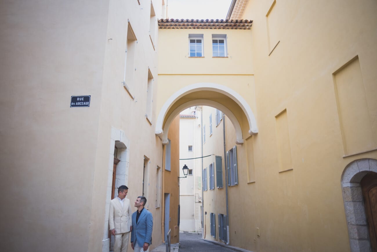 French Riviera Gay Elopement wedding photographer Antibes 