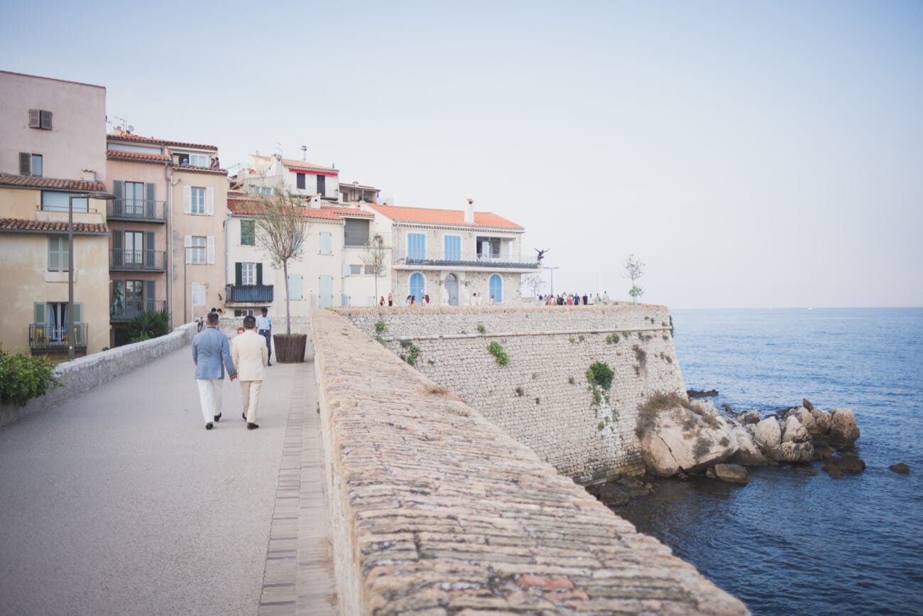 French Riviera Gay Elopement wedding photographer Antibes 