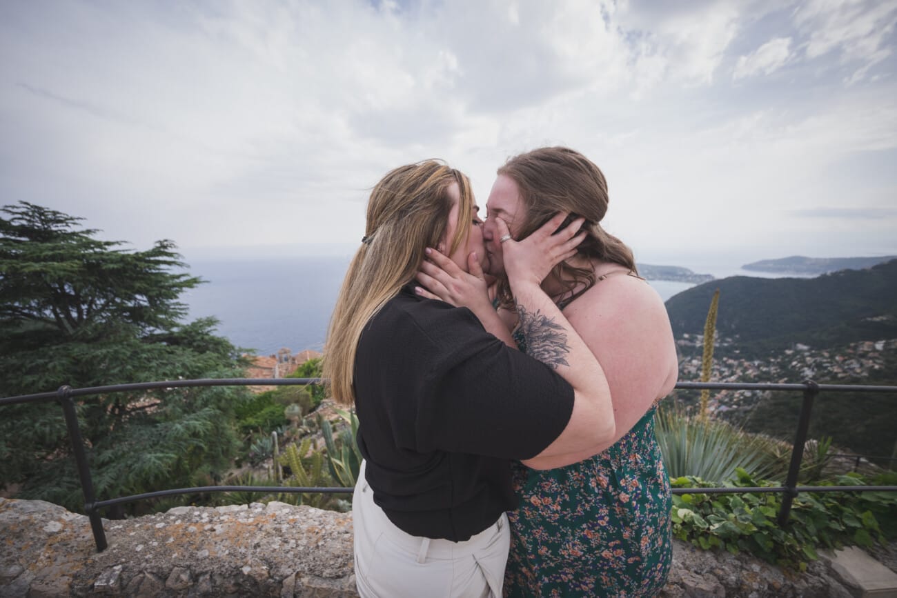 French Riviera Lesbian Proposal 1010