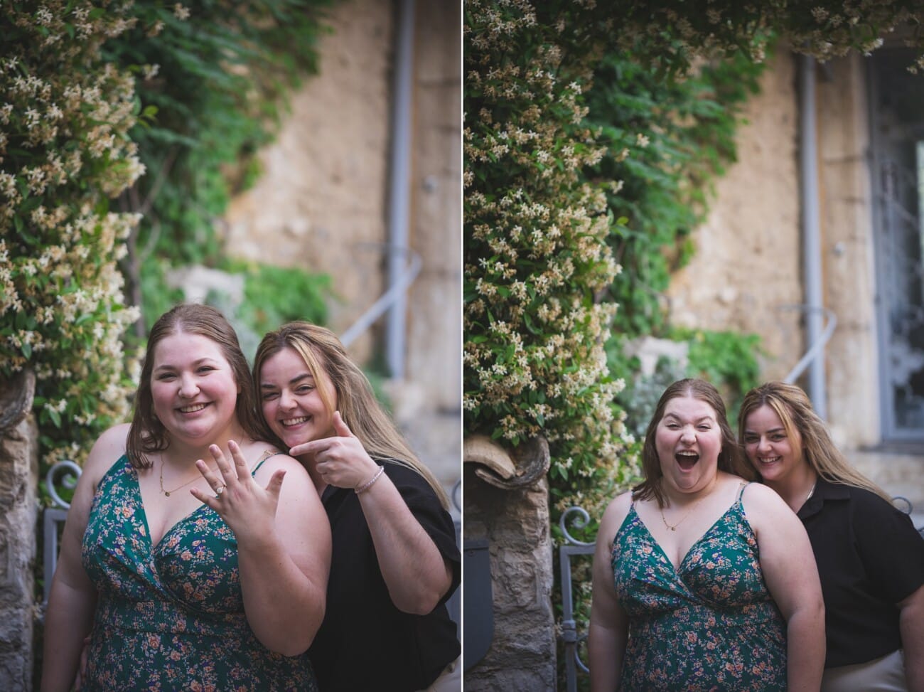 French Riviera Lesbian Proposal 1089