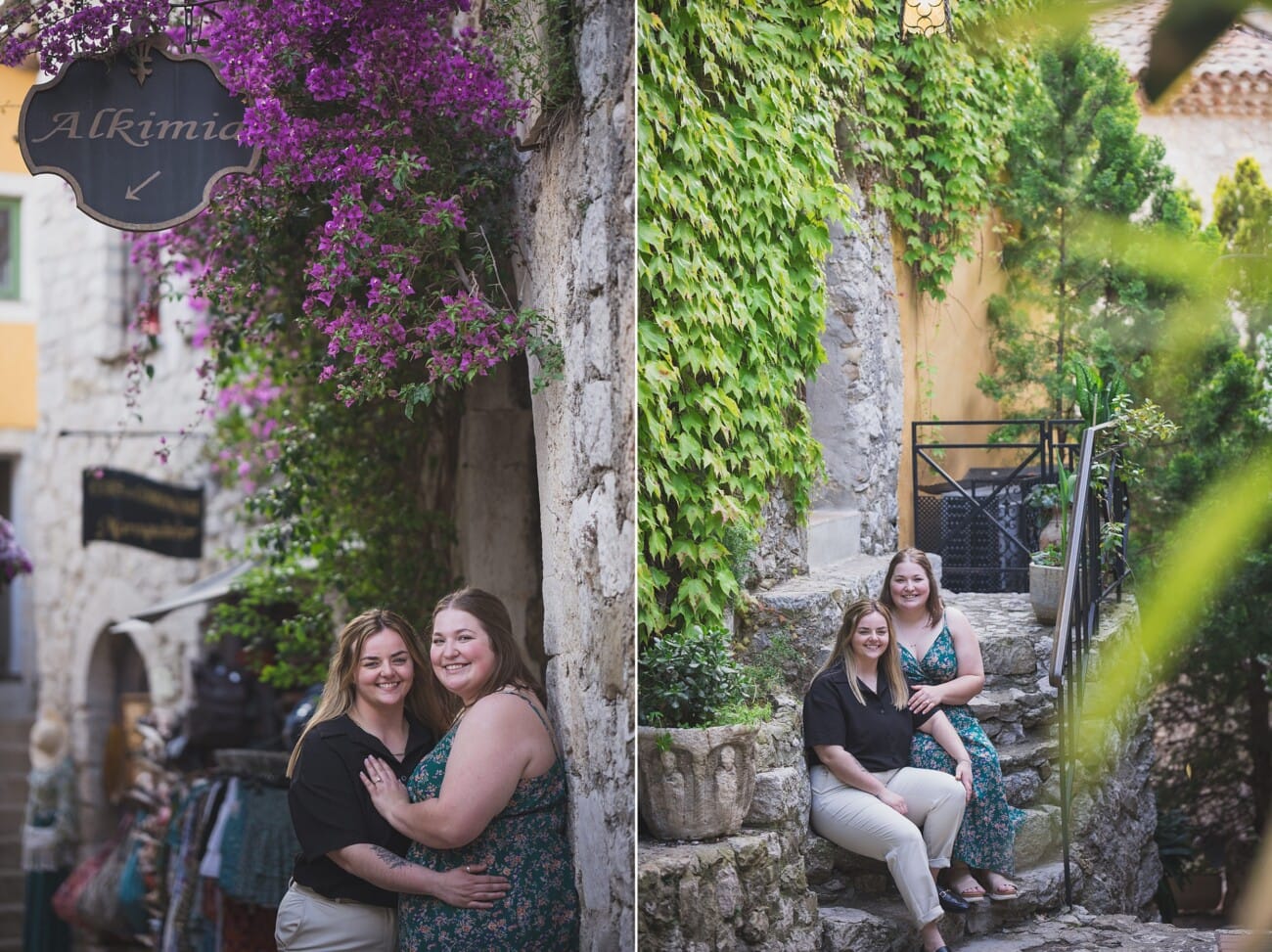 French Riviera Lesbian Proposal 1095