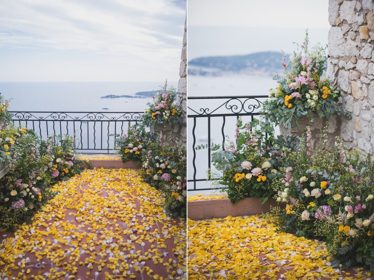 French Riviera Septembre proposal yellow color 1002