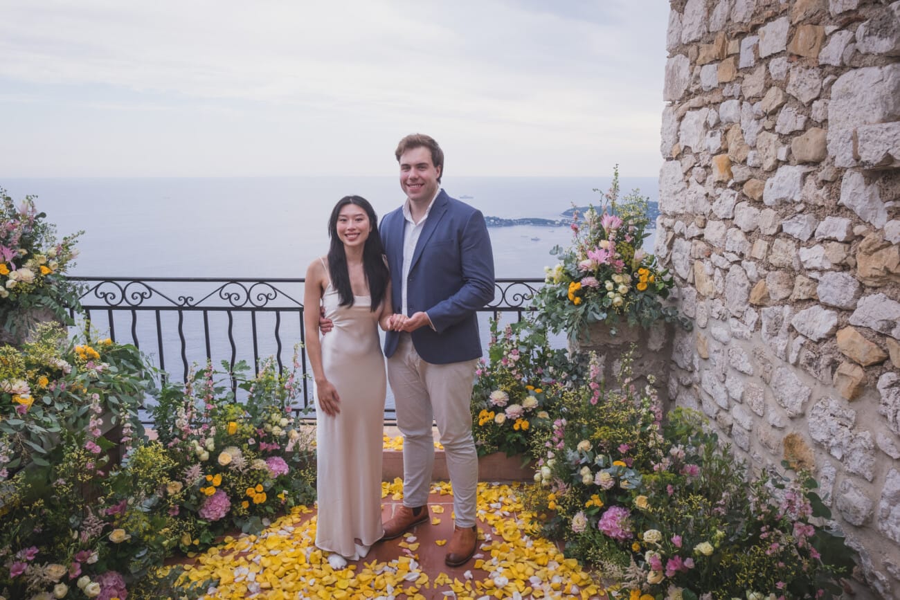 French Riviera Septembre proposal yellow color 1032