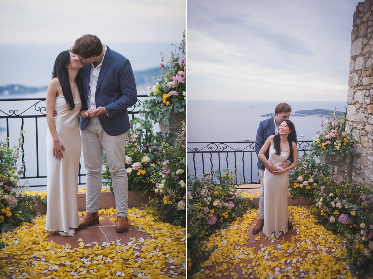 French Riviera Septembre proposal yellow color 1033