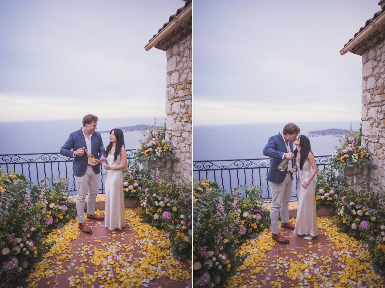 French Riviera Septembre proposal yellow color 1116