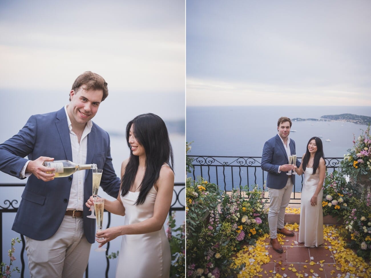 French Riviera Septembre proposal yellow color 1129