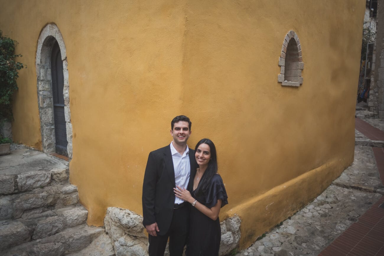 French Riviera surprise Proposal with family 1087