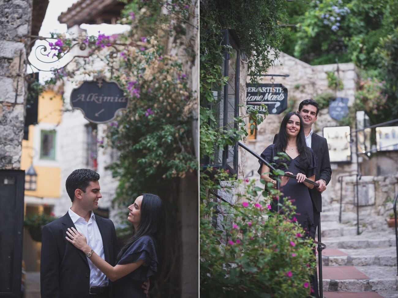 French Riviera surprise Proposal with family 1089