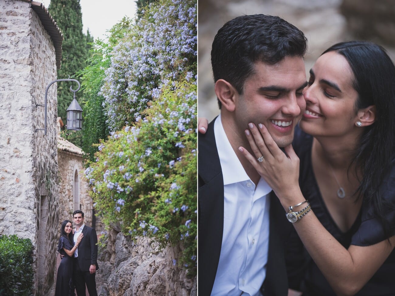French Riviera surprise Proposal with family 1103