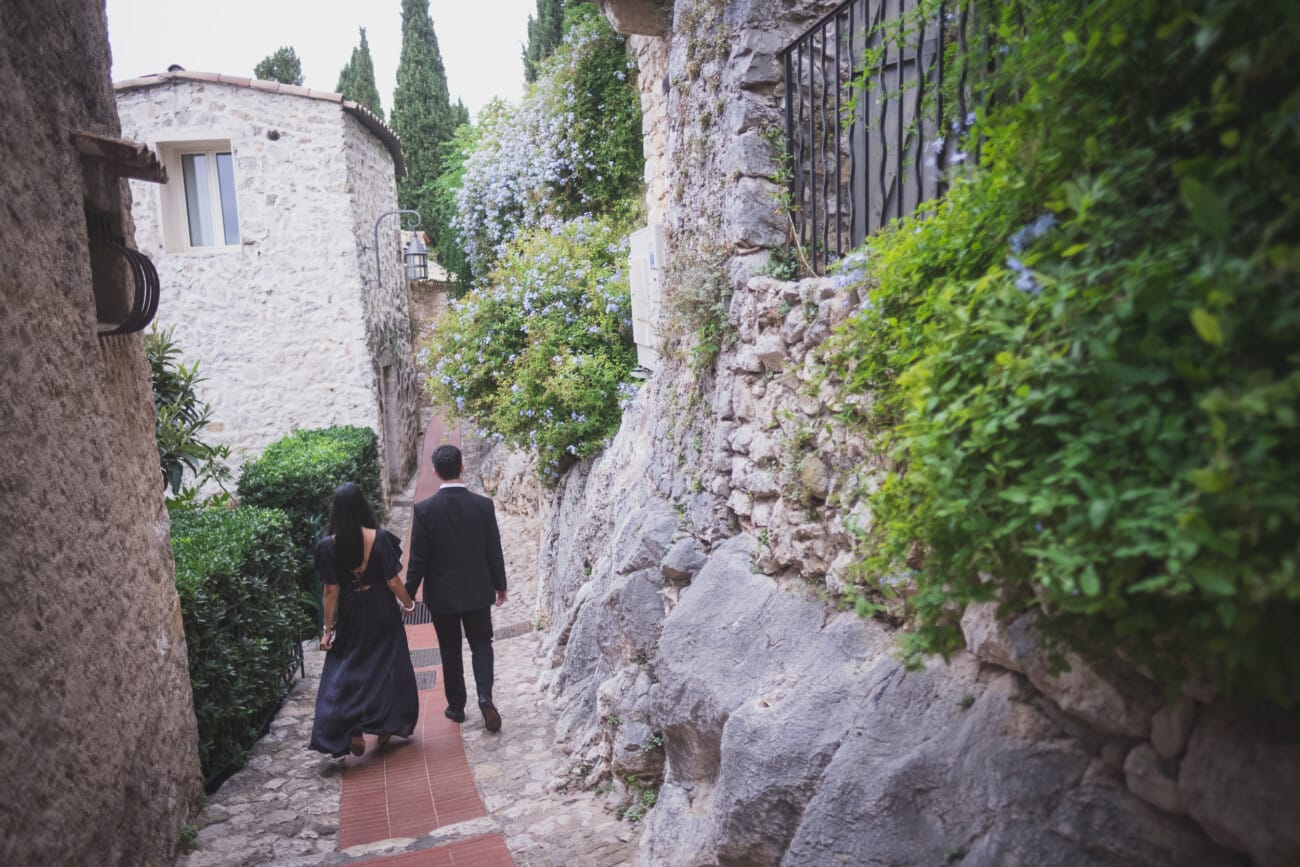 French Riviera surprise Proposal with family 1104