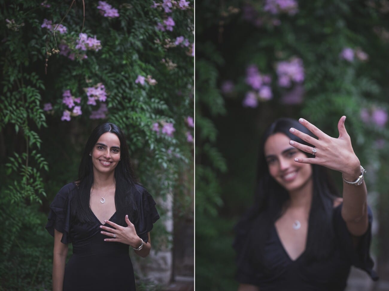 French Riviera surprise Proposal with family 1116