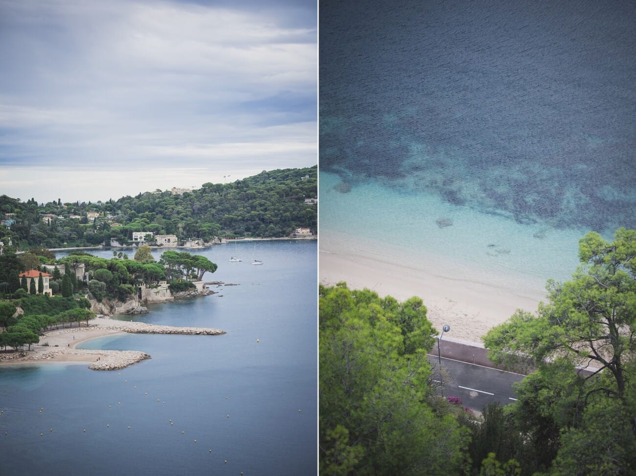 Villefranche-sur-Mer colourful intimate seaside Elopement on the French Riviera seaside