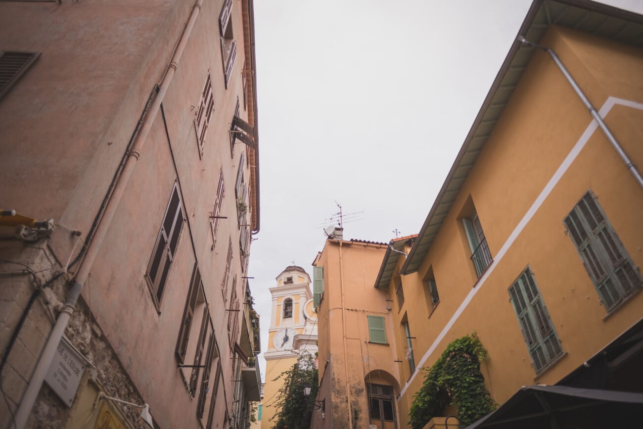 Villefranche-sur-Mer colourful intimate seaside Elopement on the French Riviera seaside