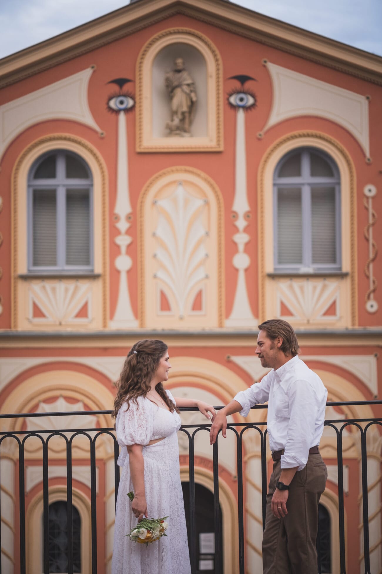 Villefranche-sur-Mer colourful intimate seaside Elopement on the French Riviera seaside