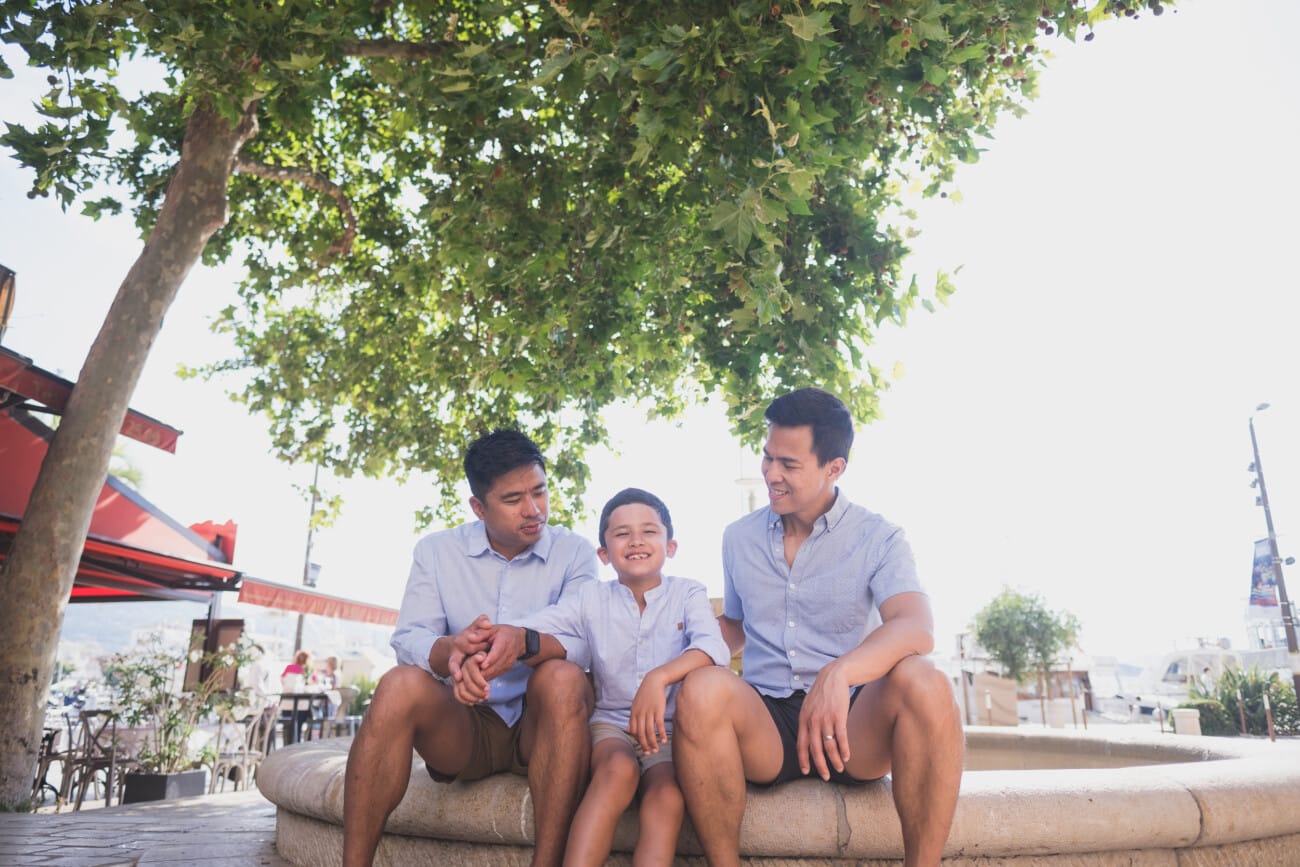 Family session in Cannes 7 Gay Family fathers photo session Cannes French Riviera 9265
