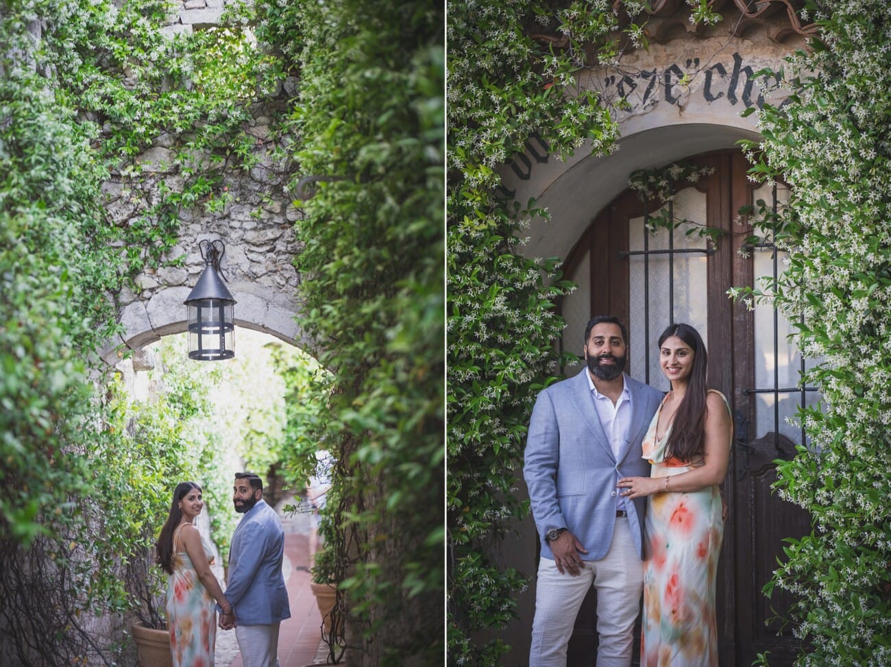 Flamboyant Château Eza Proposal Filled with Flowers, Friends & Sunset Magic 10 Chateau Eza Salon Royal Proposal 53