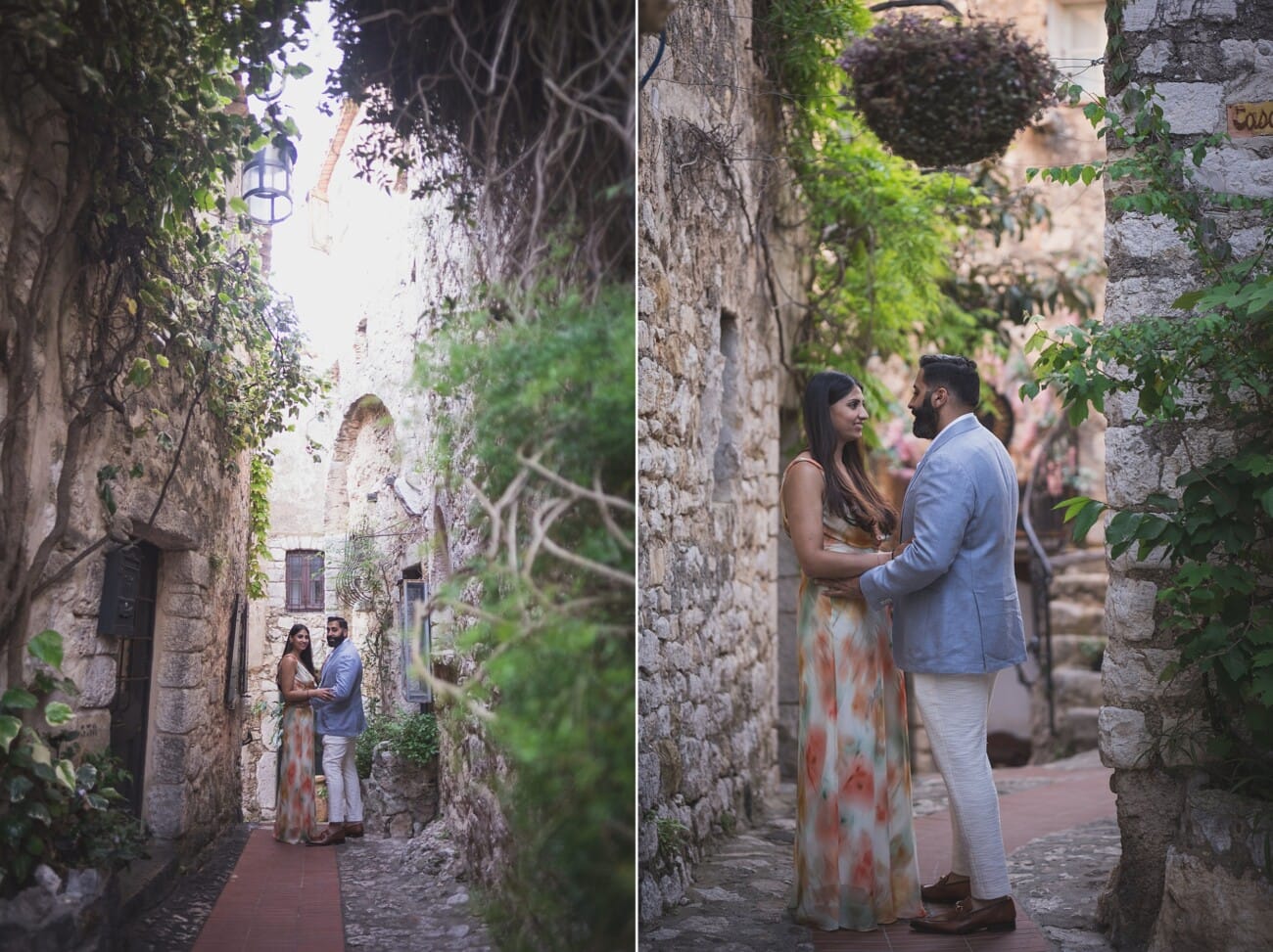 Flamboyant Château Eza Proposal Filled with Flowers, Friends & Sunset Magic 14 Chateau Eza Salon Royal Proposal 72