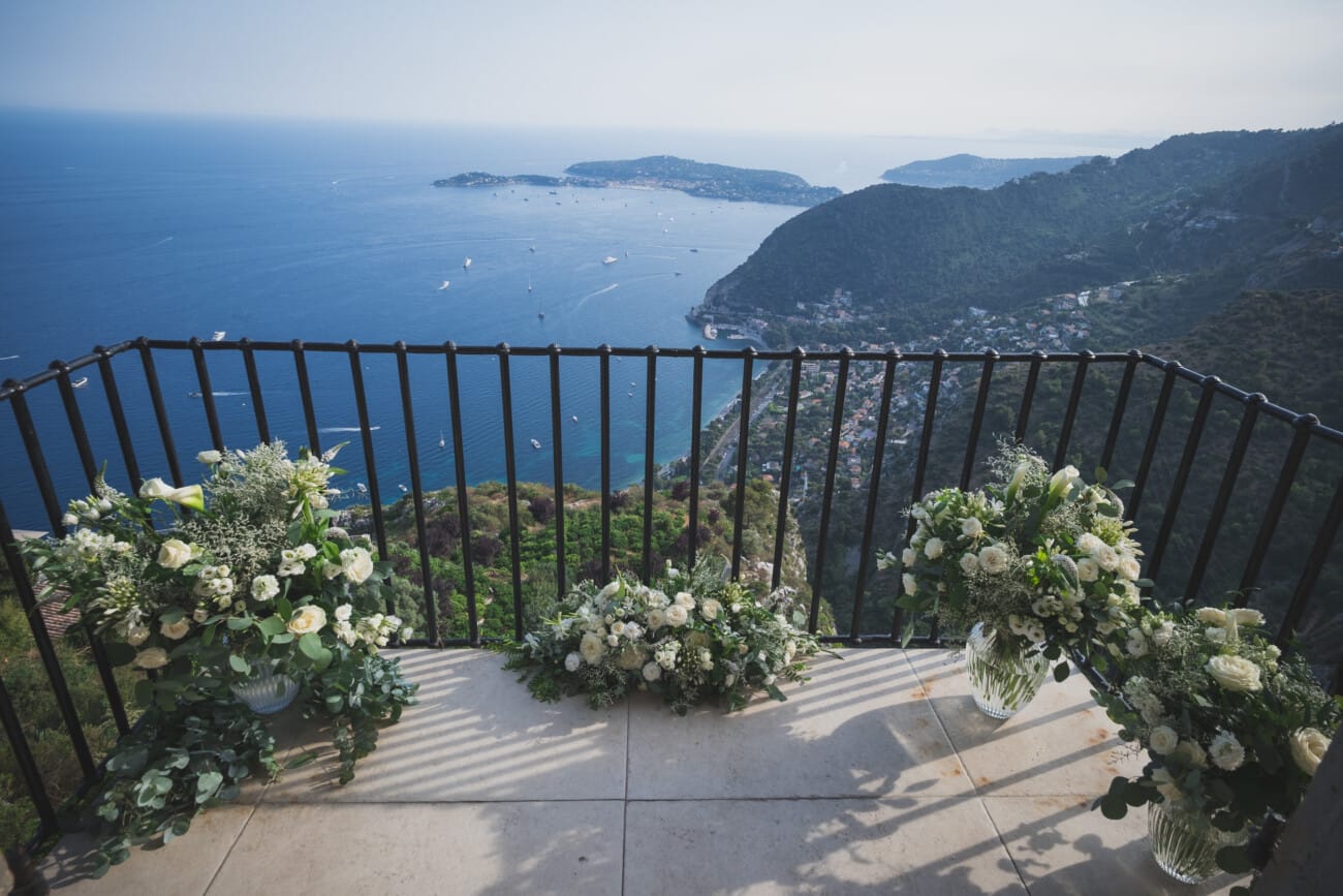 Magical Proposal at Château Eza: Intimacy and the Mediterranean Coastline 1 French Riviera great view proposal 1